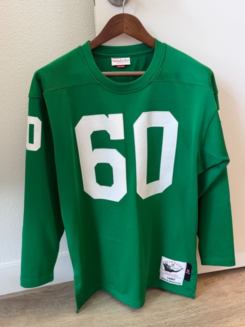 Chuck Bednarik Philadelphia Eagles 1960 Authentic Throwback Jersey